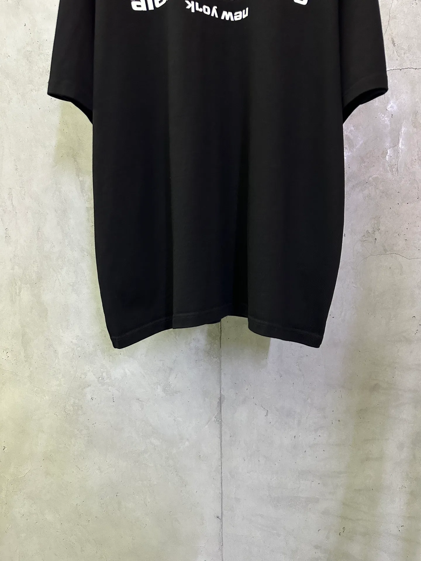 ￼ 140- New Arrival g Alexander wang 26ss logo T : 2*2 g Color Change Same Style Color: White Black Size: XS S M L XL